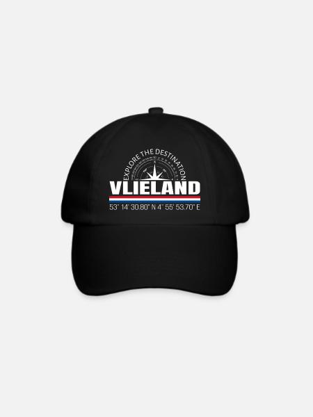 Vlieland - Baseballkappe - Schwarz/Schwarz