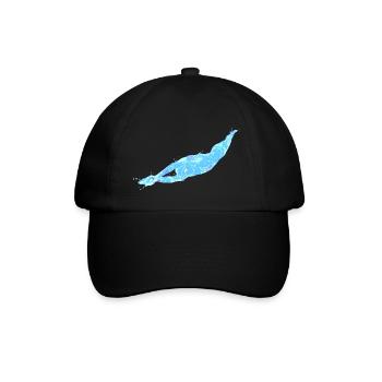 Für Schwimmer: Startsprung - Baseballkappe - Schwarz/Schwarz - Vorne
