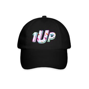 1Up 1up 1UP One Player Gamer - Baseballkappe - Schwarz/Schwarz - Vorne