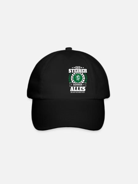 STEIRER - ALLES BIS AUF HOCHDEUTSCH - Baseballkappe - Schwarz/Schwarz