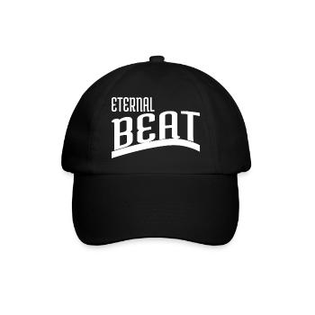 happy humor timeless elegance timeless fashion - Baseballkappe - Schwarz/Schwarz - Vorne