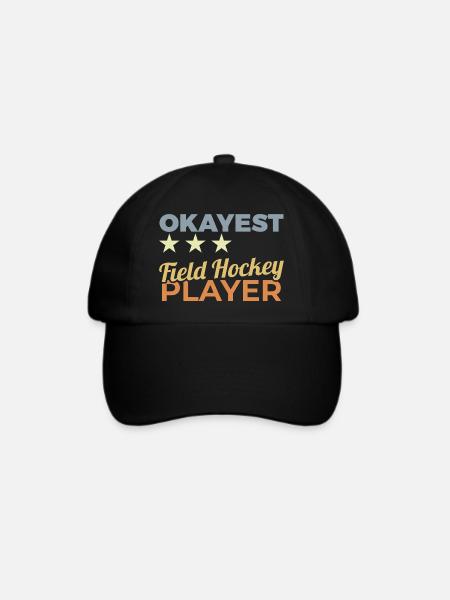 Bester Hockeyspieler - Baseballkappe - Schwarz/Schwarz