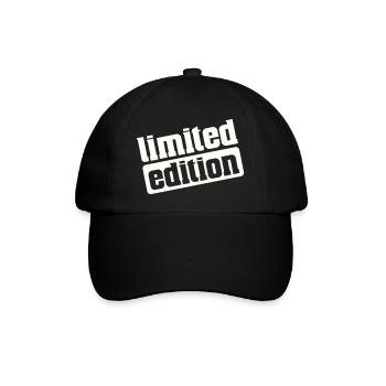 Limited Edition - Baseballkappe - Schwarz/Schwarz - Vorne
