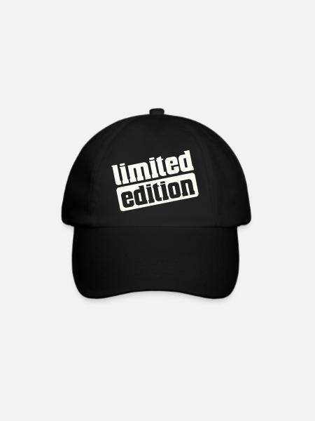 Limited Edition - Baseballkappe - Schwarz/Schwarz