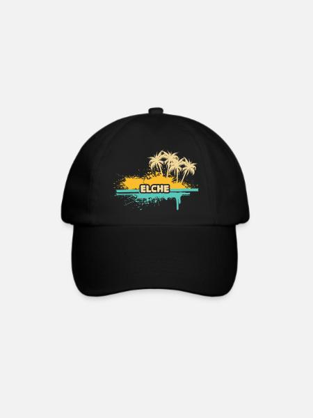 Geschenk für Elche - Baseballkappe - Schwarz/Schwarz