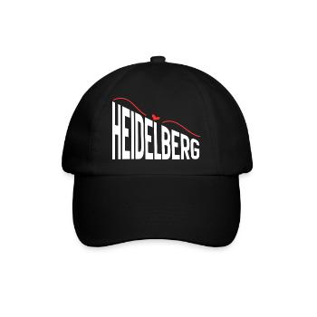 Heidelberg - Baseballkappe - Schwarz/Schwarz - Vorne