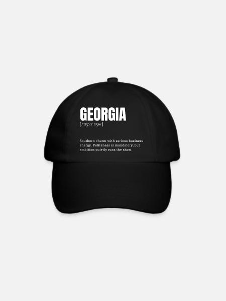 Georgia Charme Geschäftsdynamik - Baseballkappe - Schwarz/Schwarz