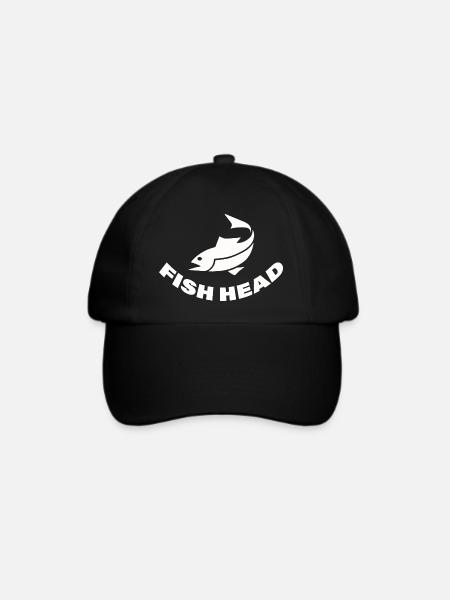FISH HEAD - Baseballkappe - Schwarz/Schwarz