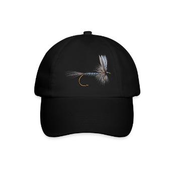 Blue Dun Streamer - Baseballkappe - Schwarz/Schwarz - Vorne