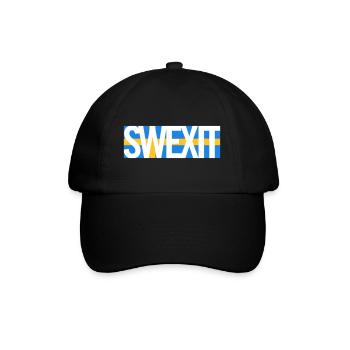 SWEXIT - Baseballkappe - Schwarz/Schwarz - Vorne