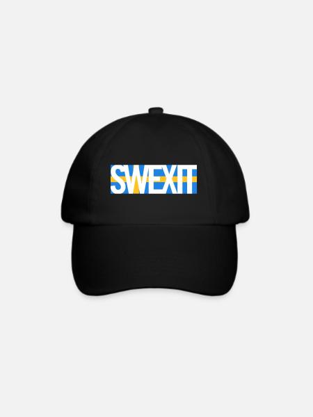 SWEXIT - Baseballkappe - Schwarz/Schwarz
