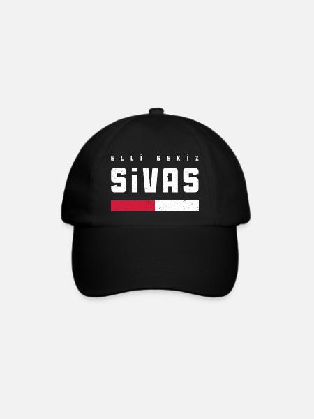 Sivas 58 - Baseballkappe - Schwarz/Schwarz