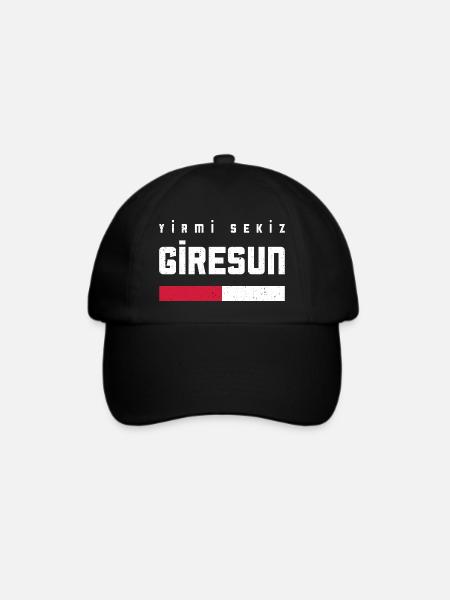 Giresun 28 Türkei Turkiye Geschenk Urlaub TR Türk - Baseballkappe - Schwarz/Schwarz