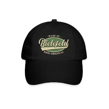 Bielefeld Bielefelder Original - Baseballkappe - Schwarz/Schwarz - Vorne