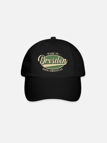 Dresden Dresdener Original - Baseballkappe - Schwarz/Schwarz