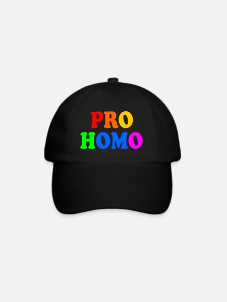 Pro homo - Baseballkappe - Schwarz/Schwarz