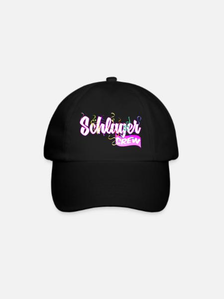 Schlager Crew - Baseballkappe - Schwarz/Schwarz