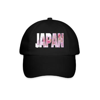 Japan - Baseballkappe - Schwarz/Schwarz - Vorne
