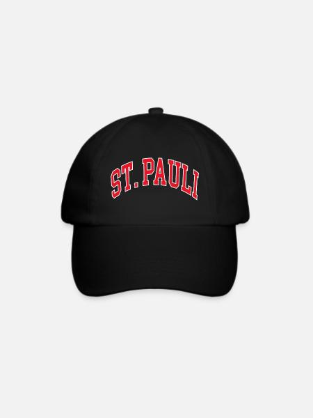 St. Pauli - Baseballkappe - Schwarz/Schwarz