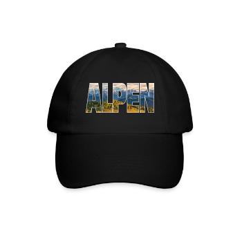 Alpen - Baseballkappe - Schwarz/Schwarz - Vorne