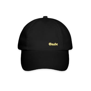 Gnade - Baseballkappe - Schwarz/Schwarz - Vorne