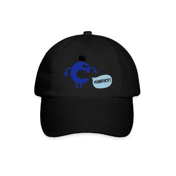 Hungry Monster - Baseballkappe - Schwarz/Schwarz - Vorne