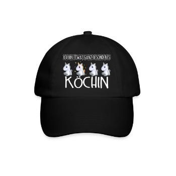 KÖCHIN - Toll - Baseballkappe - Schwarz/Schwarz - Vorne