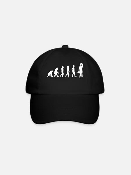 Evolution des Holzes / HOLZ / - Baseballkappe - Schwarz/Schwarz
