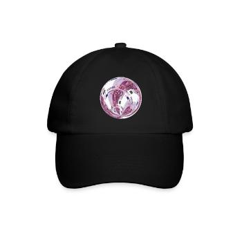 euro 500 schein - Baseballkappe - Schwarz/Schwarz - Vorne