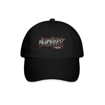 Neumarkt Style Graffiti geschenk style streetart - Baseballkappe - Schwarz/Schwarz - Vorne