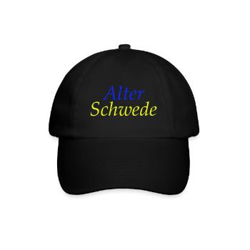 Alter Schwede - Baseballkappe - Schwarz/Schwarz - Vorne