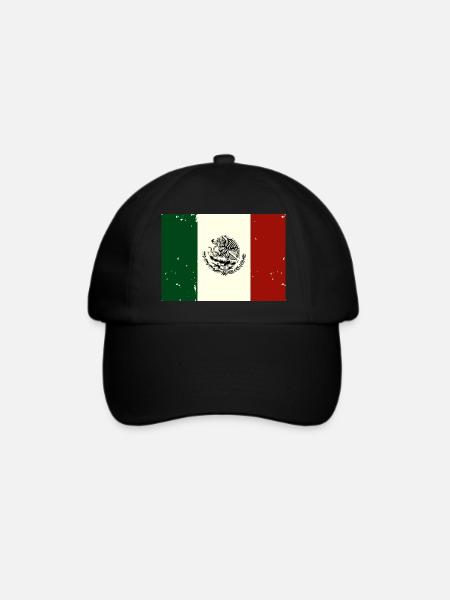 Mexico - Baseballkappe - Schwarz/Schwarz