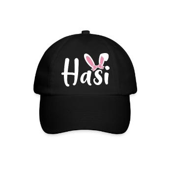 Hasi - Baseballkappe - Schwarz/Schwarz - Vorne
