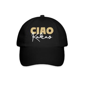 Ciao Kakao - Baseballkappe - Schwarz/Schwarz - Vorne