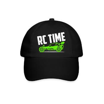 RC Time Model Car Remote Control - Baseballkappe - Schwarz/Schwarz - Vorne
