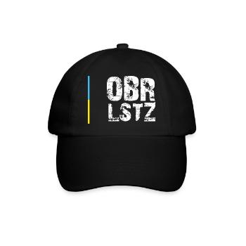 Oberlausitz - Baseballkappe - Schwarz/Schwarz - Vorne