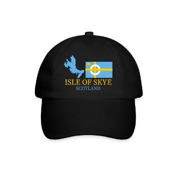 Insel Skye - Baseballkappe - Schwarz/Schwarz - Vorne