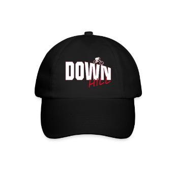 Downhill - Baseballkappe - Schwarz/Schwarz - Vorne
