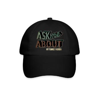 2019 women obama birthday present idea - Baseballkappe - Schwarz/Schwarz - Vorne