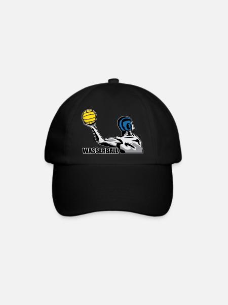 Wasserball - Baseballkappe - Schwarz/Schwarz