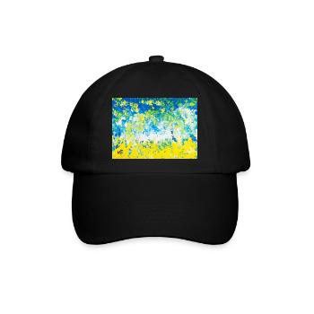 Summerdream - Art by Agatha - Baseballkappe - Schwarz/Schwarz - Vorne