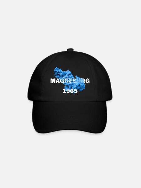 Magdeburg 1965 - Baseballkappe - Schwarz/Schwarz