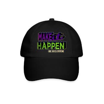 when there birthday present idea gift idea - Baseballkappe - Schwarz/Schwarz - Vorne
