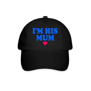 im his mom - Baseballkappe - Schwarz/Schwarz - Vorne