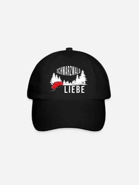 Schwarzwald Liebe - Baseballkappe - Schwarz/Schwarz
