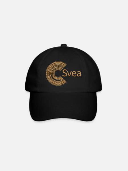 Für Svea - Baseballkappe - Schwarz/Schwarz