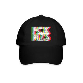 FCK NZS - Baseballkappe - Schwarz/Schwarz - Vorne