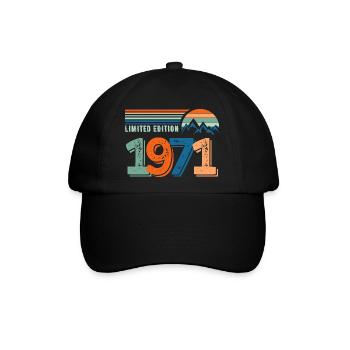 Limitierte Auflage 1971 - Baseballkappe - Schwarz/Schwarz - Vorne