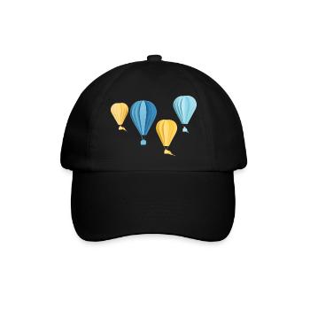 Fliegende Träume - Baseballkappe - Schwarz/Schwarz - Vorne