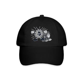 Ungeordnete Sonne, Durstige Erde - Baseballkappe - Schwarz/Schwarz - Vorne